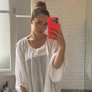 Free People White Blouse